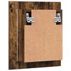 vidaXL Badkamerspiegelkast LED 40x12x45 cm bewerkt hout gerookt eiken