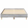 vidaXL Bedframe Grijs Sonoma 193 x 123 x 25 cm Bewerkt hout