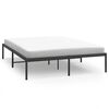 vidaXL Bedframe metaal zwart 140x200 cm