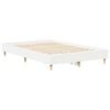 vidaXL Bedframe zonder matras 135x190 cm spaanplaat wit