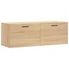 vidaXL Wandkast 100x36,5x35 cm bewerkt hout sonoma eikenkleurig