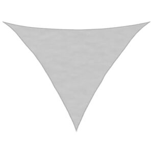 vidaXL Zonnezeil 2,5x2,5x3,5 m 100% polyester oxford lichtgrijs