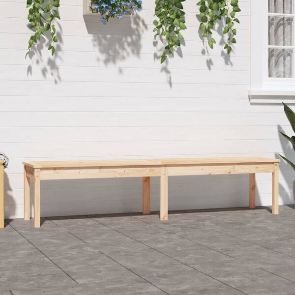 vidaXL Tuinbank 2-zits 203,5x44x45 cm massief grenenhout