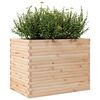 vidaXL Plantenbak 90x60x68,5 cm massief grenenhout