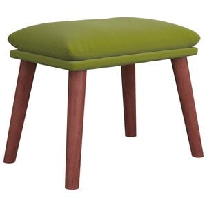 vidaXL Voetenbank 45x29,5x35 cm fluweel lichtgroen