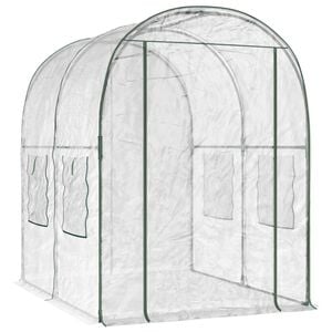 vidaXL Kweekhuis met Frame 160 x 200 x 192,5 cm PVC Doorzichtig