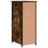 vidaXL Nachtkastjes 2 st 32x42x80 cm bewerkt hout gerookt eikenkleurig