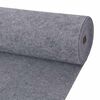 vidaXL Tapijt Grijs 1,2 x 15 m Polyester