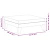 vidaXL Voetensteun sectioneel met donkergrijs kussen acaciahout