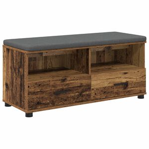 vidaXL Halbank Oudhout 100 x 38 x 46 cm