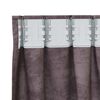 vidaXL Velvet Gordijnen met gordijnen 2 pcs Bruin 140 x 140 cm Fluweel