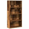 vidaXL Boekenkast 80x30x152 cm bewerkt hout oud houtkleurig
