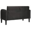 vidaXL Loveseat bank 110 cm kunstleer zwart