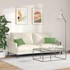 vidaXL Sofa Kussens 2 pcs Lichtgroen 50 x 30 cm Katoen Stof