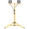 vidaXL Spotlight met statief LED 2x20 W koudwit