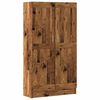vidaXL Boekenkast 82,5x30,5x150 cm bewerkt hout oud houtkleurig