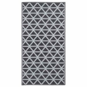 vidaXL Buitenkleed ARAKIL 160x230 cm PP zwart