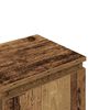 vidaXL Tv-meubel 102x30x36 cm bewerkt hout oud houtkleurig