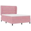 vidaXL Boxspringbed met matras Roze 200 x 140 cm Fluweel