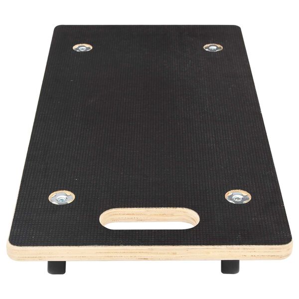 vidaXL Transportkar 6 pcs Grijs Multiplex