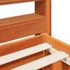 vidaXL Bedframe zonder matras massief grenenhout wasbruin 140x200 cm