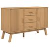 vidaXL Dressoir OLDEN 114x43x73,5 cm massief grenenhout bruin