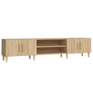 vidaXL Tv-meubel Sonoma eiken 180x31,5x40 cm bewerkt hout