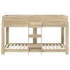 vidaXL Bunk Bed voor Kinderen Sonoma Eiken 100 x 190 cm Bewerkt hout