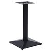 vidaXL Bistrotafelpoot 41x41x72 cm gietijzer zwart