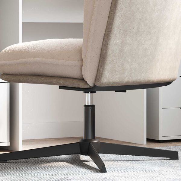 vidaXL Kantoorstoel gascilinder Zwart 9 cm IJzer