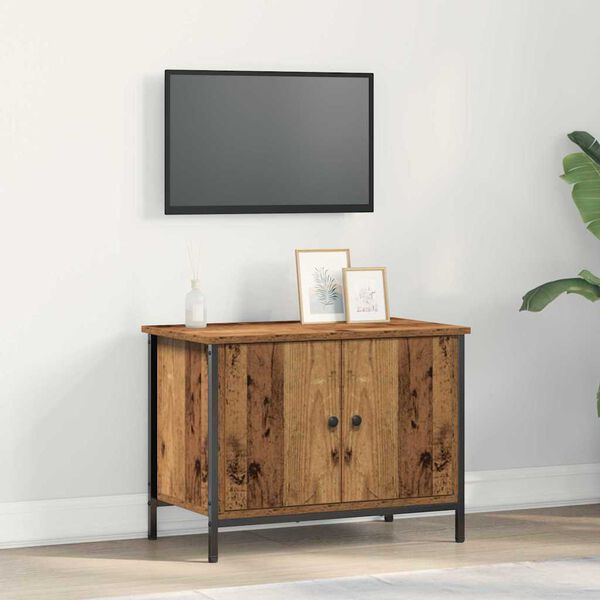 vidaXL TV-kast Oud Hout 60 x 35 x 45 cm Bewerkt hout
