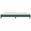 vidaXL Bedframe zonder matras 180x210 cm fluweel donkergroen