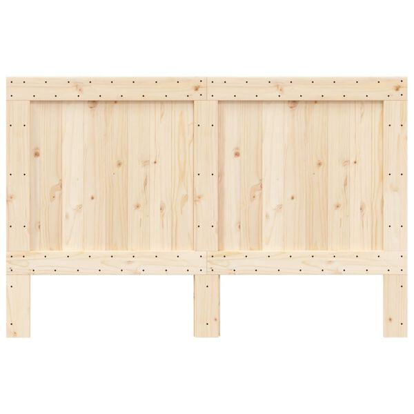vidaXL Hoofdbord 160x104 cm massief grenenhout