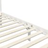 vidaXL Hemelbedframe massief grenenhout wit 90x200 cm