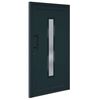 vidaXL Voordeur 108x200 cm PVC antracietkleurig
