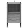 vidaXL Nachtkastje Grijs Sonoma 39,5 x 30 x 50 cm Bewerkt hout