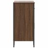 vidaXL Dressoir 79.5x35,5x74,5 cm bewerkt hout bruin eikenkleur