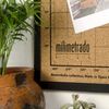 milimetrado Wereldkaart prikbord houten frame 70x50 cm zwart en bruin