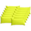 vidaXL Kussensloop 12 st HOUTEN Helder groen 40 x 80 cm Polyester