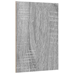 vidaXL Decorpanelen 12 st Grijs Sonoma 21 x 30 x 0,27 cm Bewerkt hout