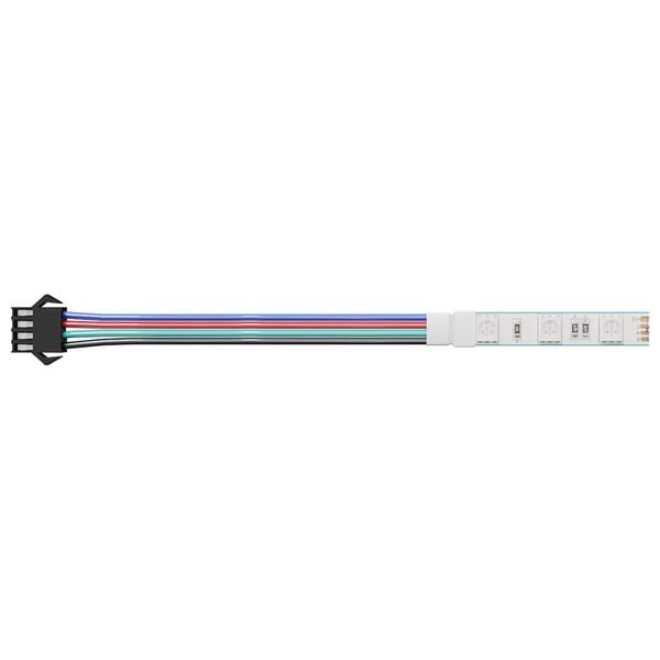 vidaXL LED-strip 2 pcs Zwart en Multikleur 1745 mm Koper en kunststof