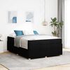 vidaXL Bedframe met matras Zwart 140 x 200 cm Stof