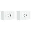 vidaXL Wandkast PORTO 2 pcs Wit 60 x 31 x 40 cm Bewerkt hout