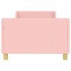 vidaXL Bedframe voor kinderen met hoofdbord Roze 90 x 190 cm