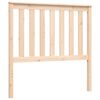 vidaXL Bedframe met hoofdbord massief hout 100x200 cm