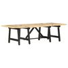 vidaXL Salontafel verlengbaar 160x70x45 cm massief mangohout