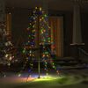 vidaXL Kegelkerstboom 160 LED's binnen en buiten 78x120 cm