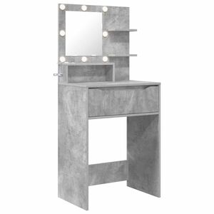 vidaXL Slaapkamer Kaptafels Beton Grijs 80 x 39,6 x 135 cm
