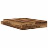vidaXL Opbergbedframe met lade met opslag Oud Hout 150 cm Bewerkt hout