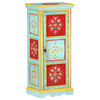 vidaXL Hoge kast handgeschilderd 40x30x90 cm massief mangohout